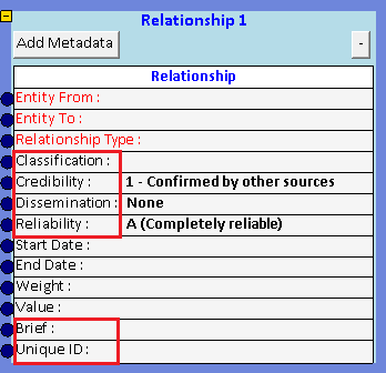New Relationship Columns to import