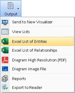 Export the Entities to an Excel Spreadsheet